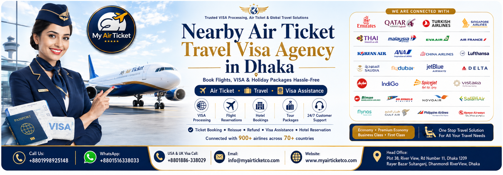 Nearby Air Ticket Travel Visa Agency