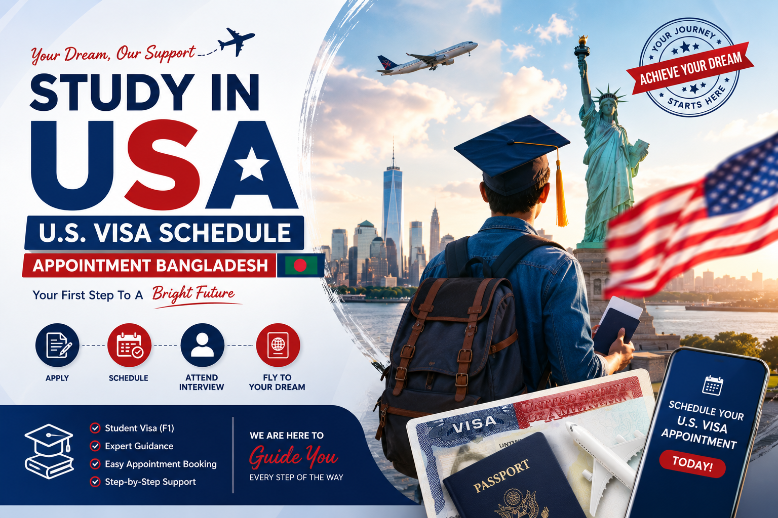 U.S. visa schedule appointment Bangladesh